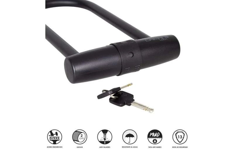 Candado Eltin En U Caiman Lock 170 X 320 Con Sujeción 5 Candado Eltin En U Caiman Lock 170 X 320 Con Sujeción - Imagen 3