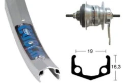 Rueda Trasera Winora Cyber 10 Contrapedal -Tienda De Bicispasaje rueda trasera winora cyber 10 contrapedal 1 1