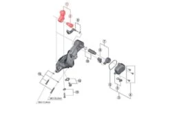 Soporte Cambio/puntera Shimano Deore XT RD-M8000 -Tienda De Bicispasaje soporte cambiopuntera shimano deore xt rd m8000 3